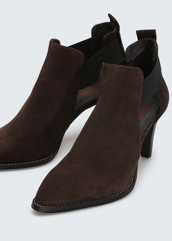 TUVA 025 T.MORO HEEL IN VELOUR LEATHER