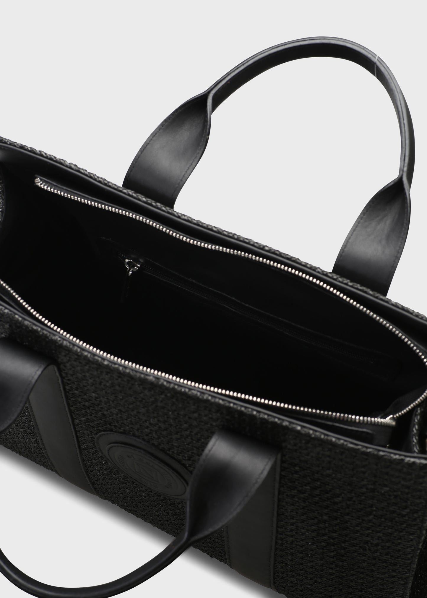 NEW HOUSTON NERO BAG IN RAFIA