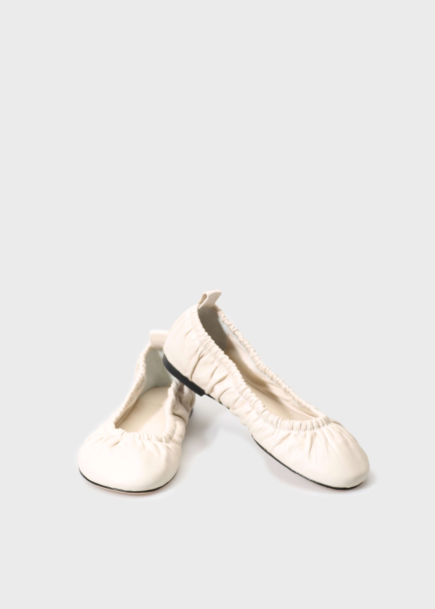 SAGA 001 CRUDO BALLET FLAT IN TROPEZ LEATHER