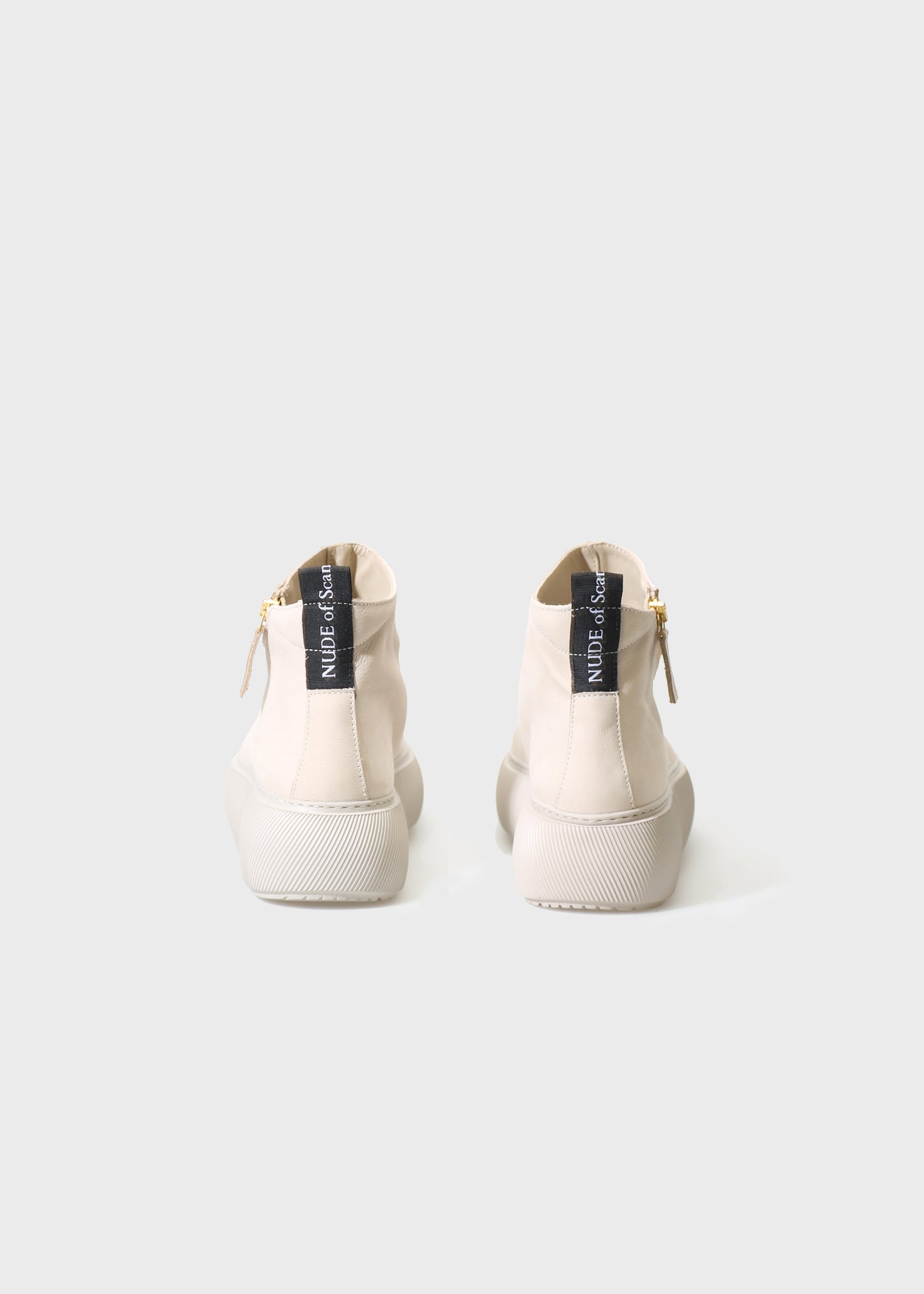 HEDDA 001 GESSO SNEAKER IN NABUK IDRO LEATHER