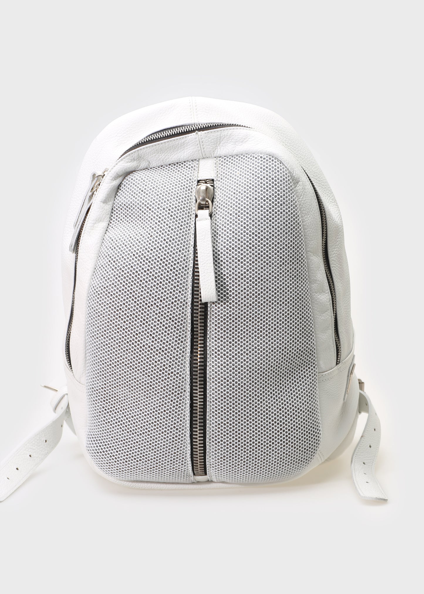 BACKPACK 001 WHITE/BLACK BAG IN TECH