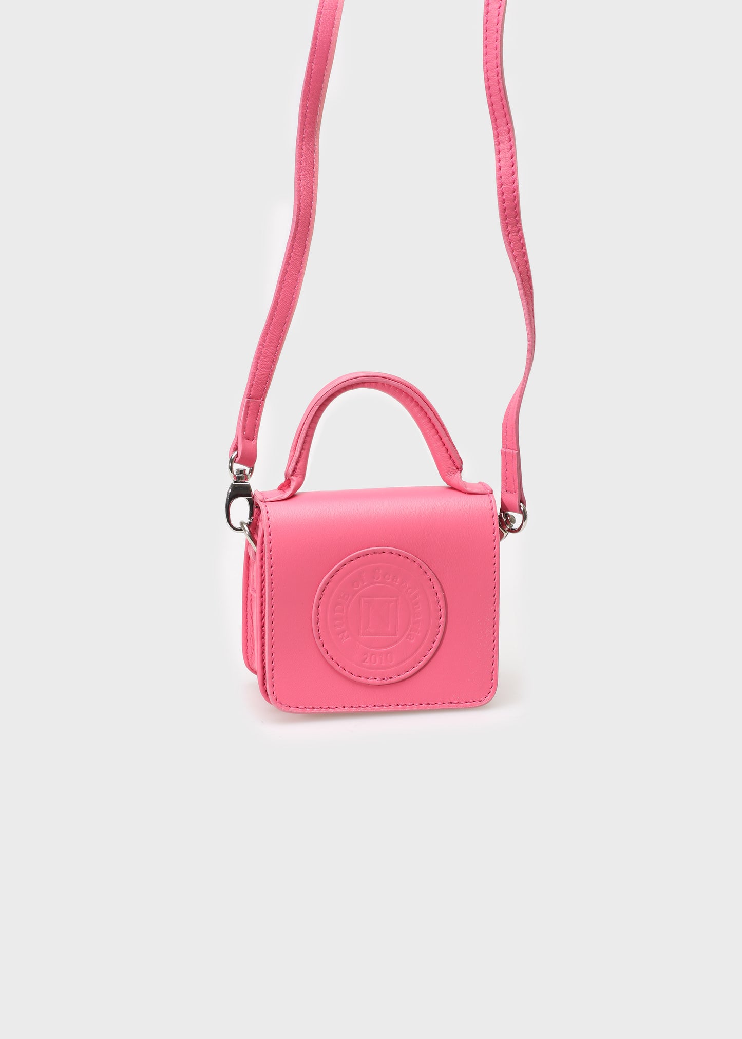 DOLLINA PINK BAG IN CAPRICORNO LEATHER