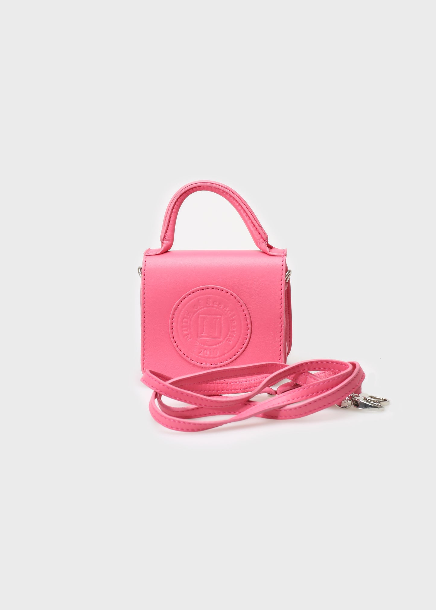 DOLLINA PINK BAG IN CAPRICORNO LEATHER