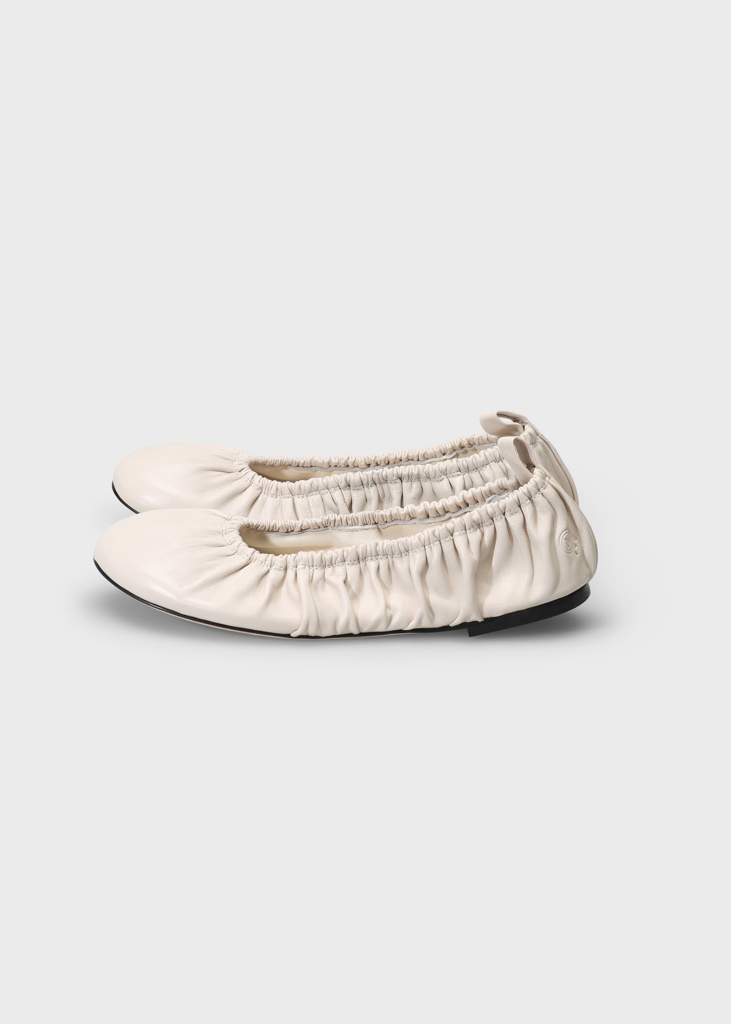 SAGA 001 CRUDO BALLET FLAT IN TROPEZ LEATHER