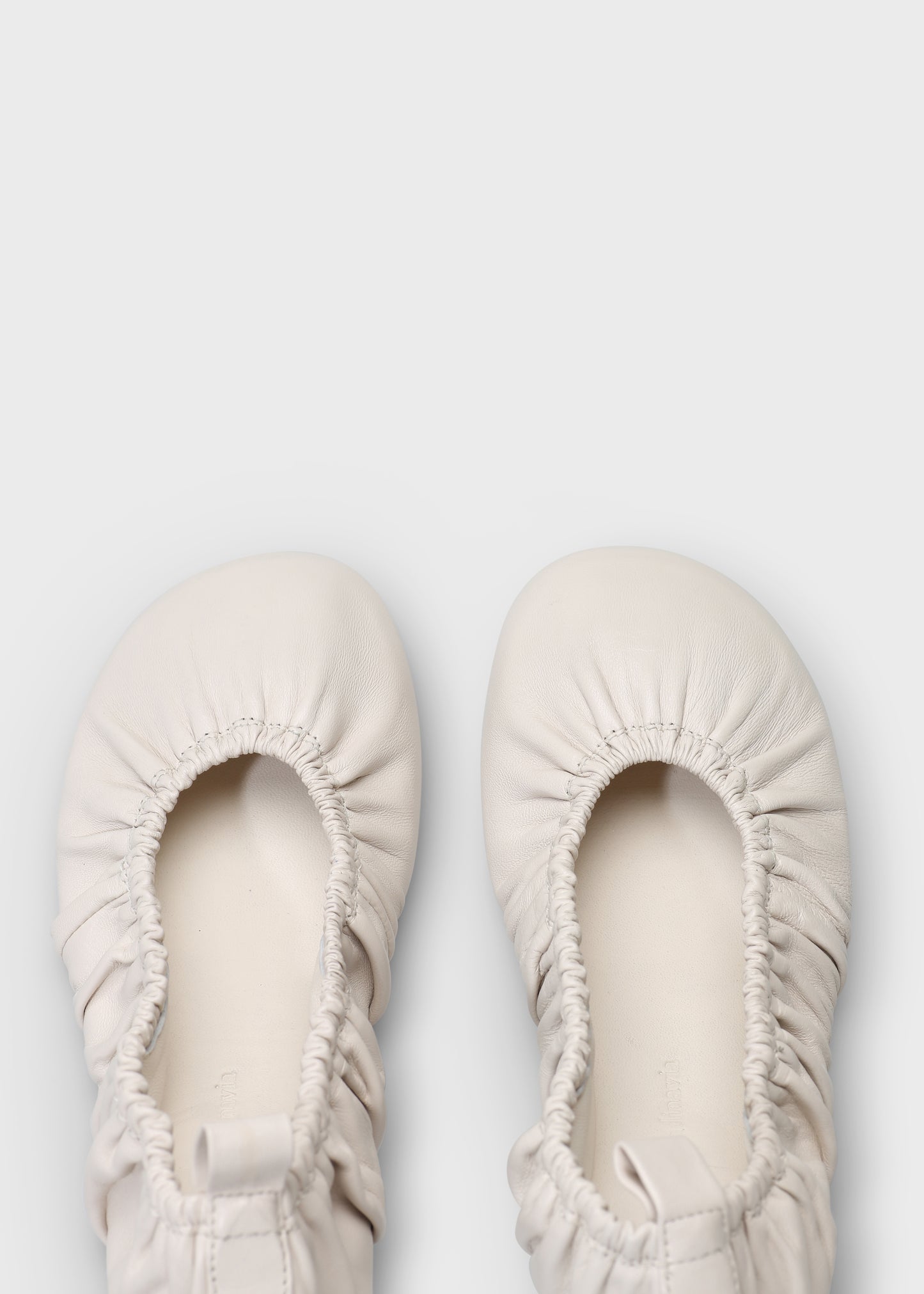 SAGA 001 CRUDO BALLET FLAT IN TROPEZ LEATHER