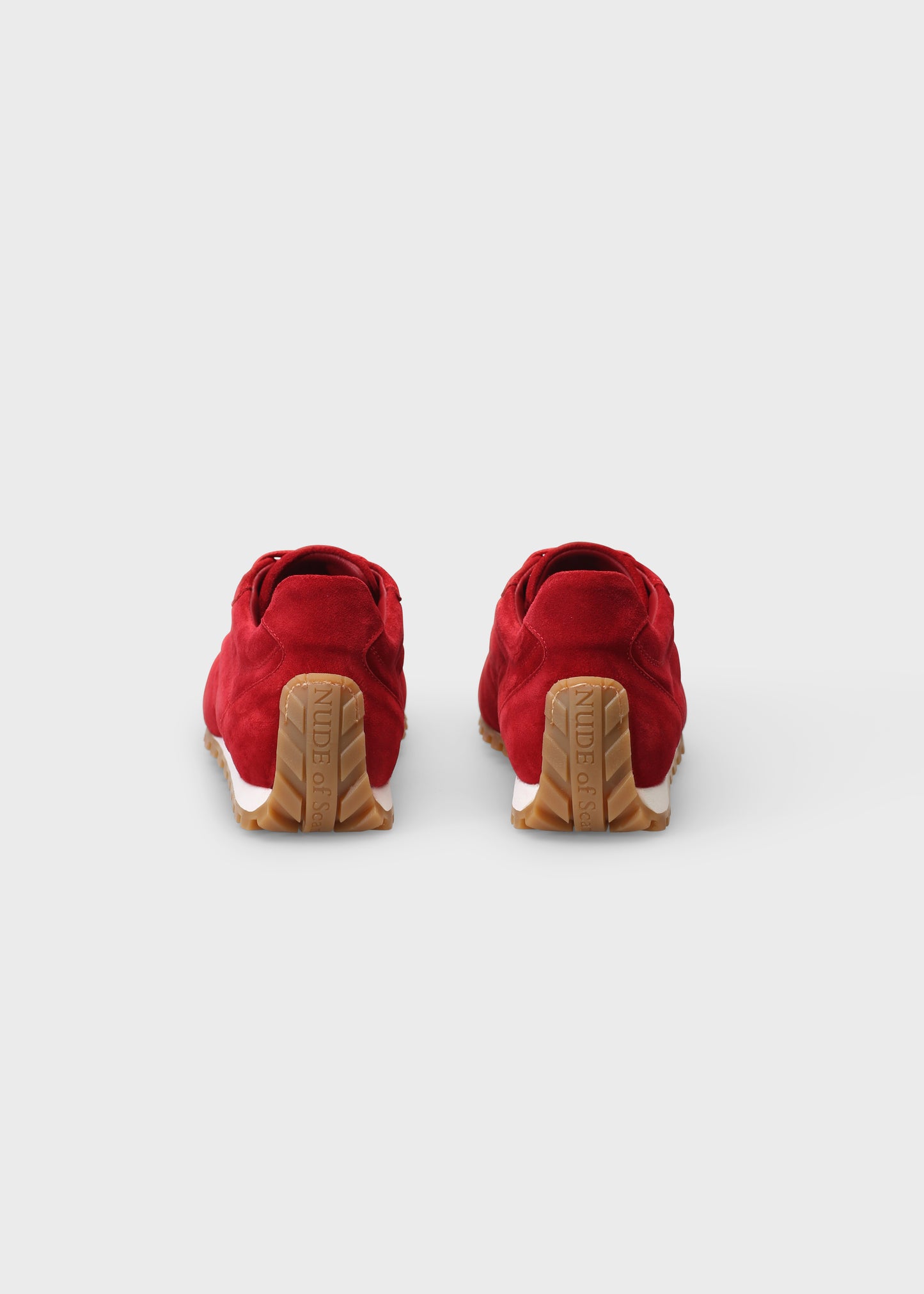 JENNY 001 ROSSO SNEAKER IN VELOUR LEATHER