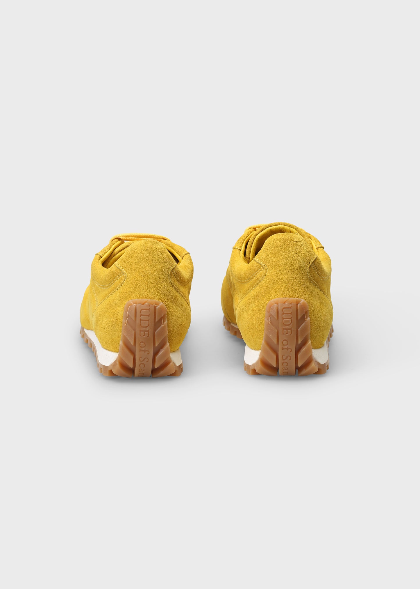 JENNY 001 GIALLO SNEAKER IN VELOUR LEATHER