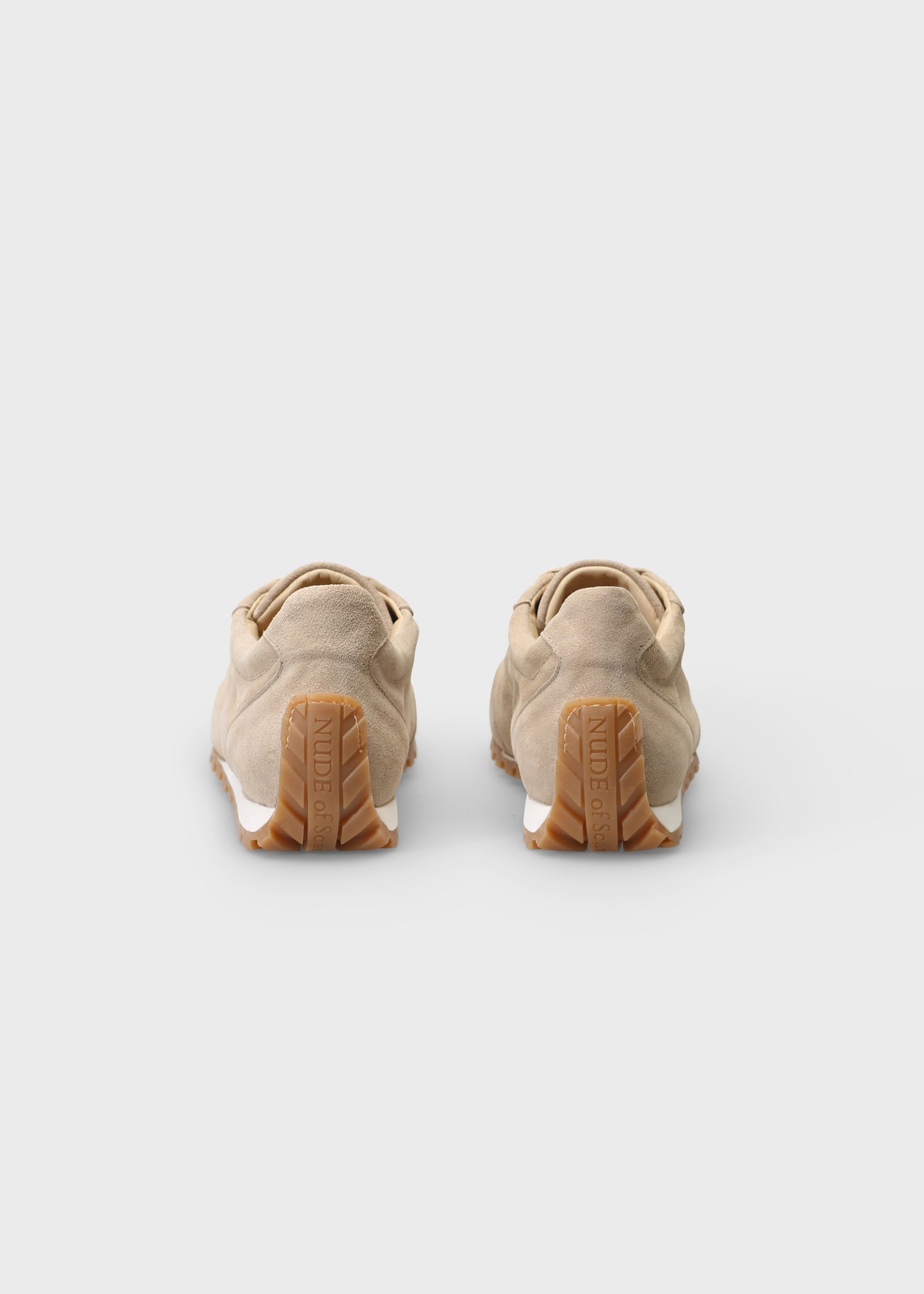 JENNY 001 BEIGE SNEAKER IN VELOUR LEATHER
