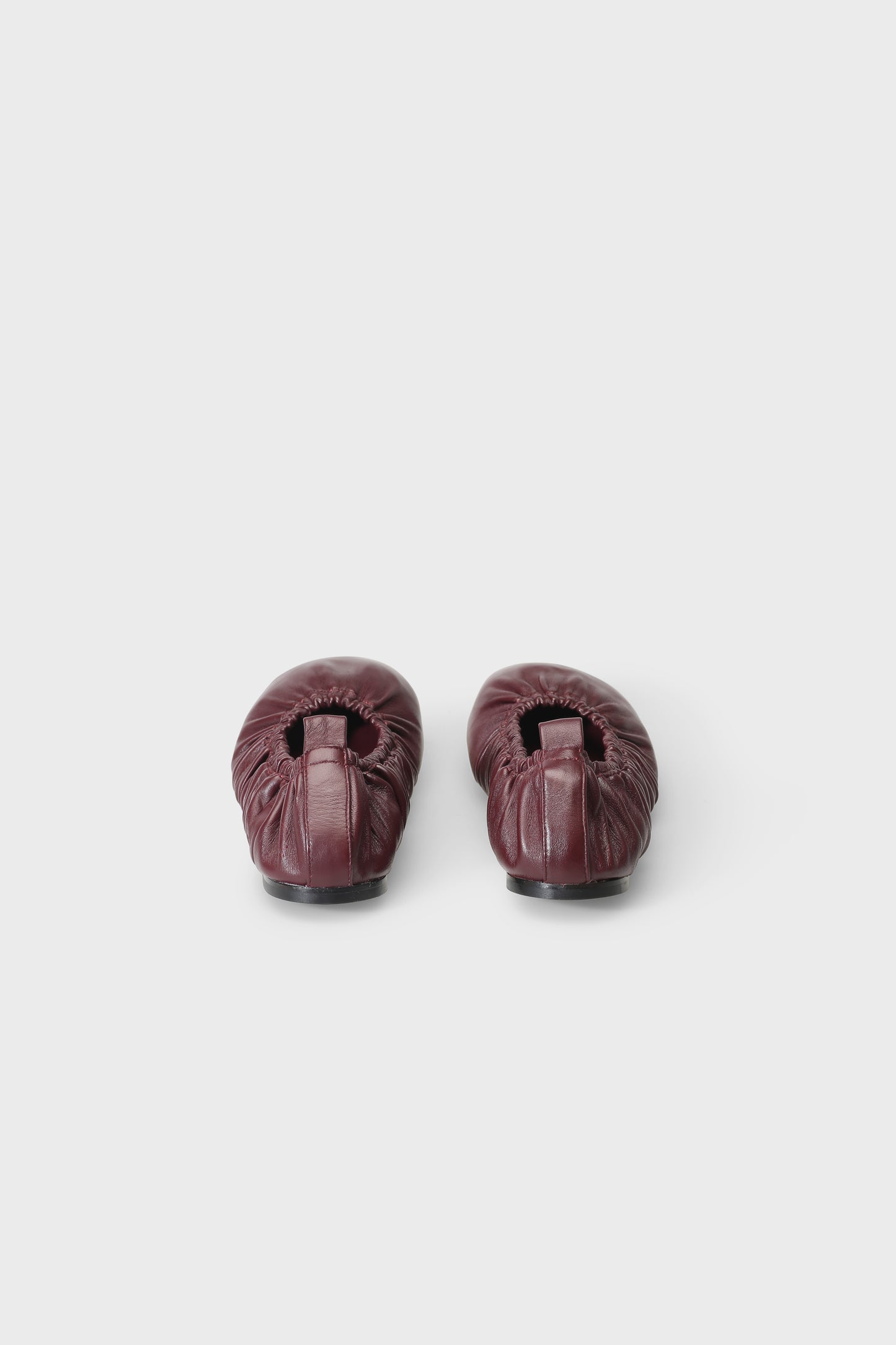 SAGA 001 BORDEAUX BALLET FLAT IN NAPPA LEATHER