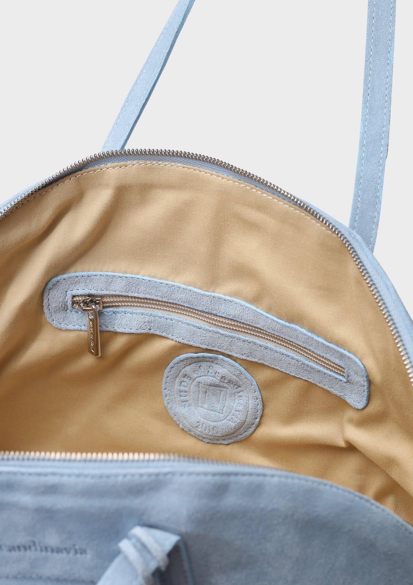 BOWLING 001 AVION BAG IN VELOUR LEATHER