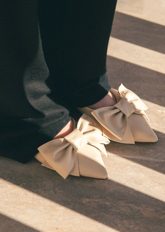 ZOE 005 CRUDO BALLERINA IN TROPEZ LEATHER