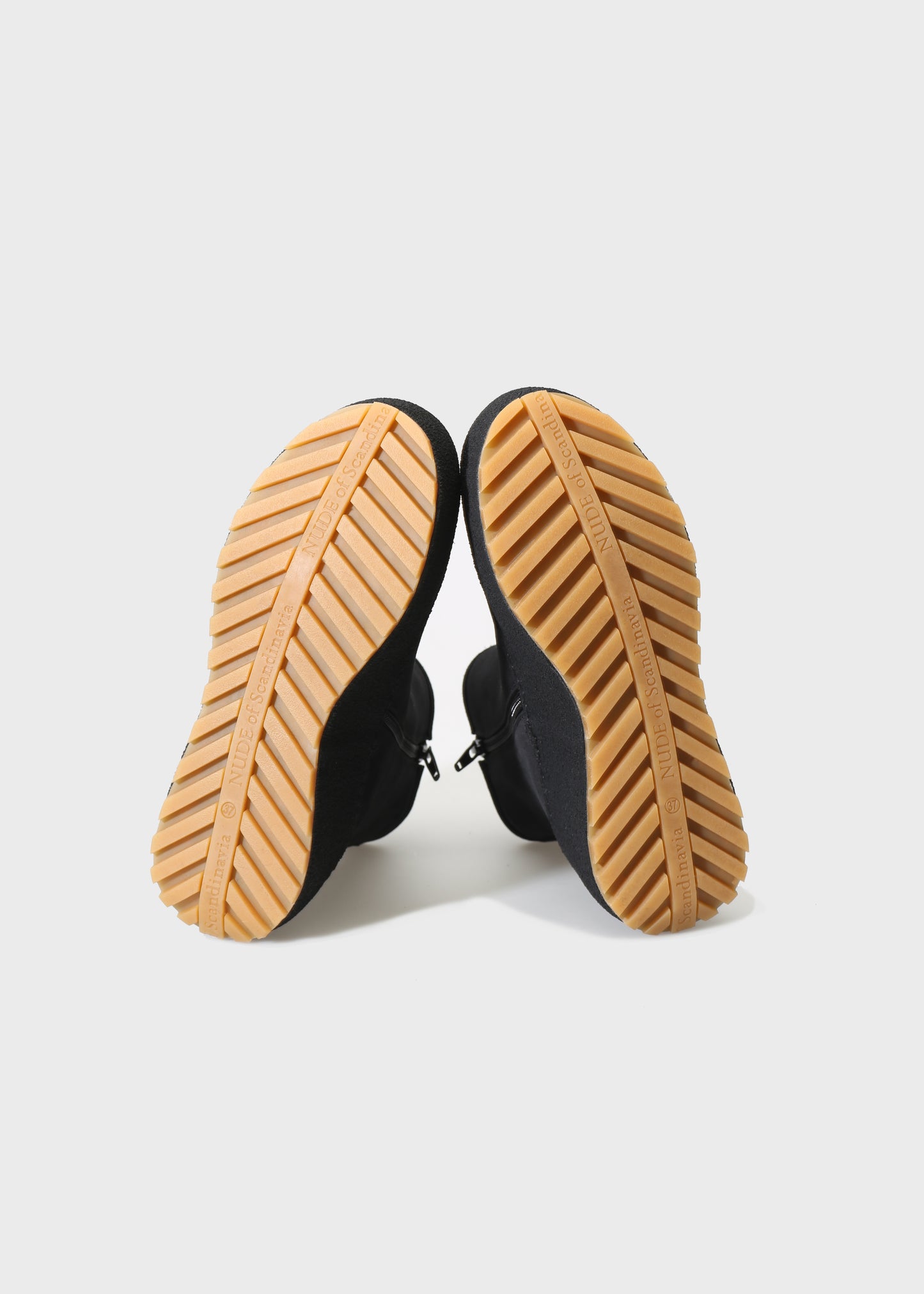 WINTER 002L NERO BOOT IN KIPS LEATHER - AMBRA SOLE