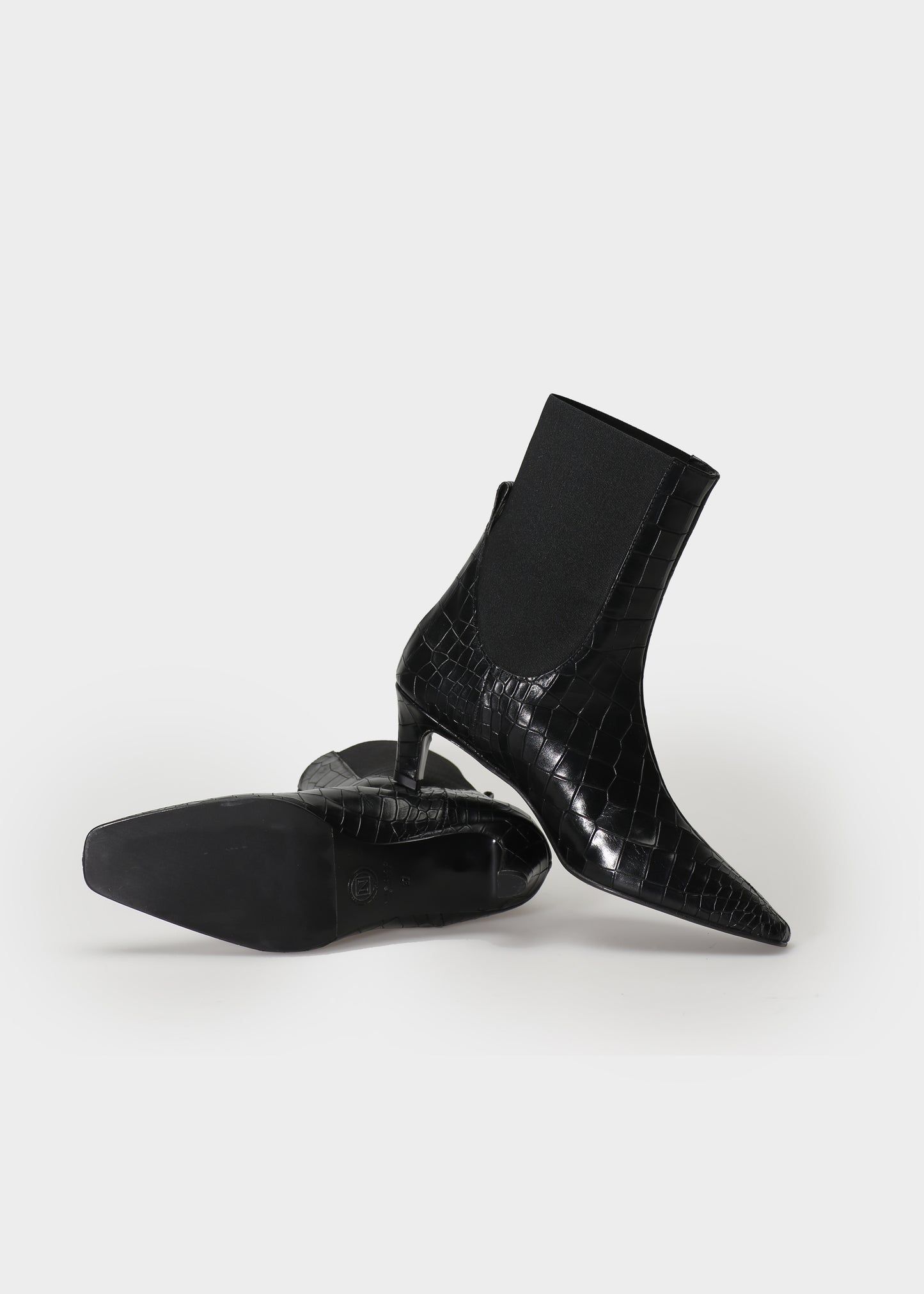 CAMILLA 001 NERO BOOTS IN COCCO BABY LEATHER