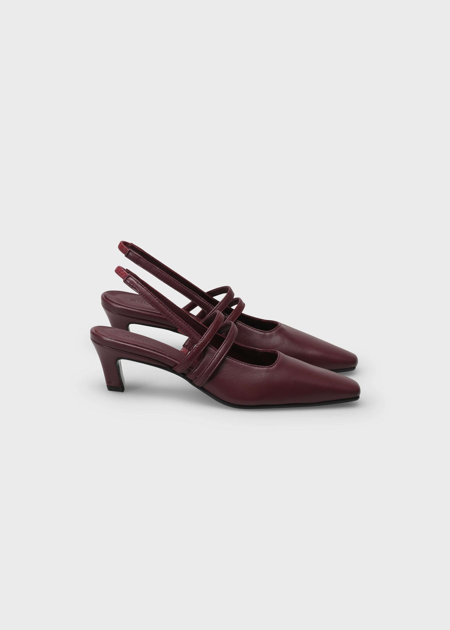 CAMILLA 004 BORDEAUX HEELS IN TROPEZ LEATHER
