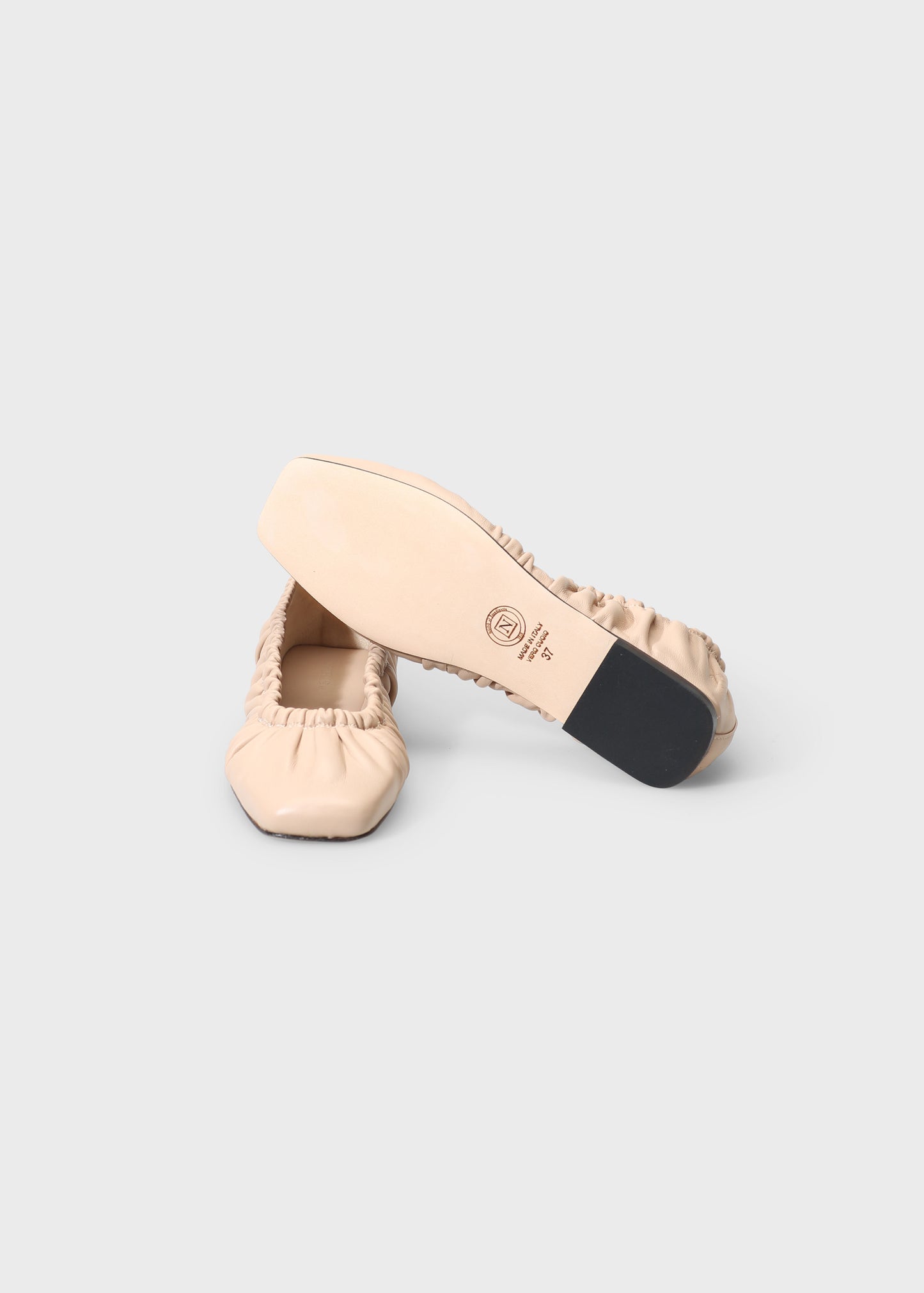 CHLOE 019 CAPPUCCINO BALLERINA IN TROPEZ LEATHER