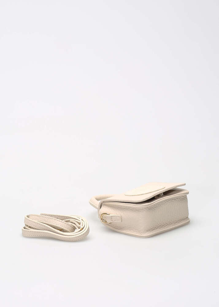 DOLLINA LATTE BAG IN TAURUS LEATHER