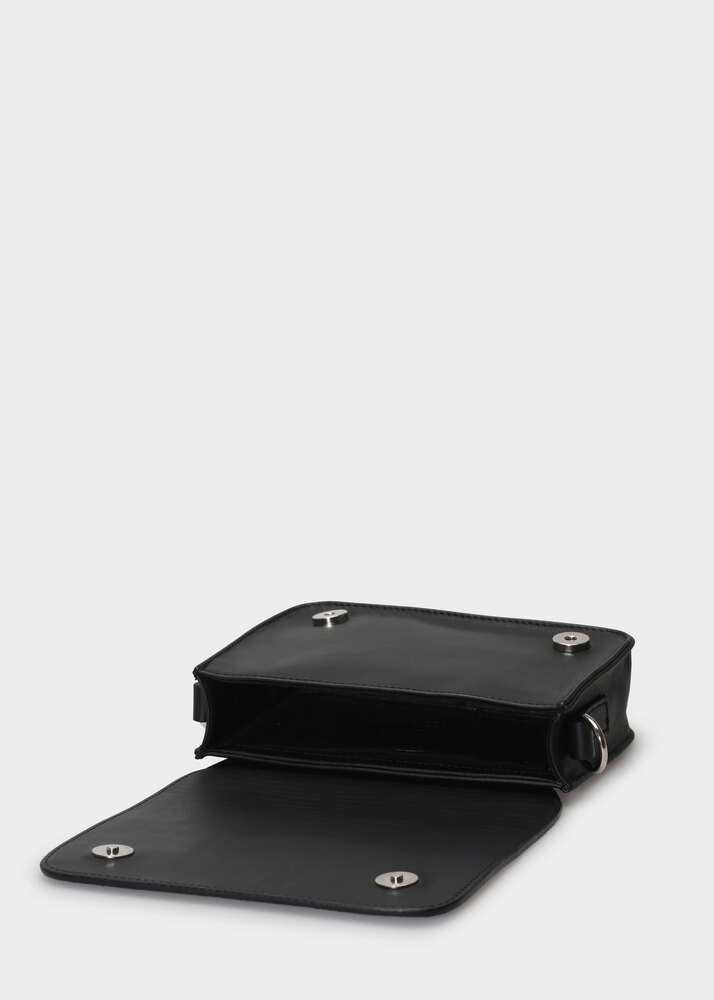 DOLLY NERO BAG IN CAPRICORNO LEATHER