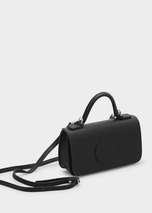 DOLORES NERO BAG IN CAPRICORNO LEATHER