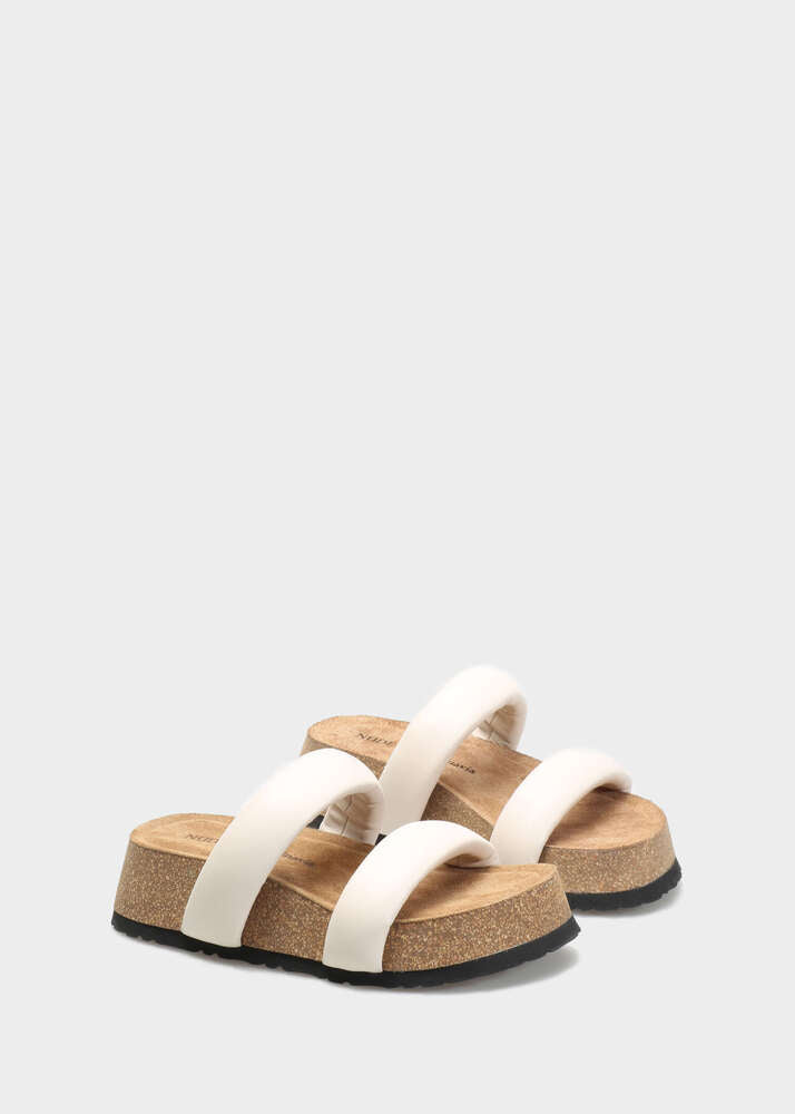 ELVIRA 002 CRUDO SANDAL IN TROPEZ LEATHER