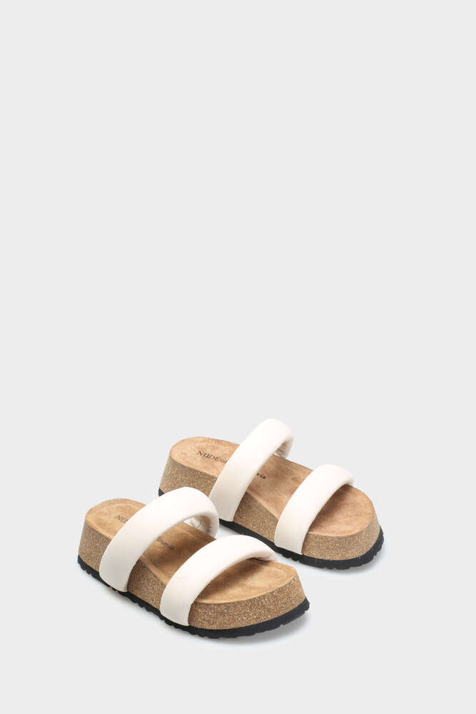 ELVIRA 002 CRUDO SANDAL IN TROPEZ LEATHER