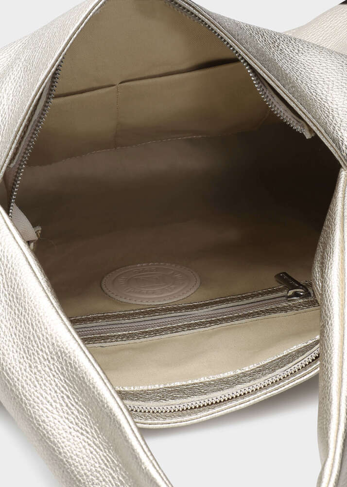 HANDY 614 PLATINO BAG IN BOGOTA LEATHER