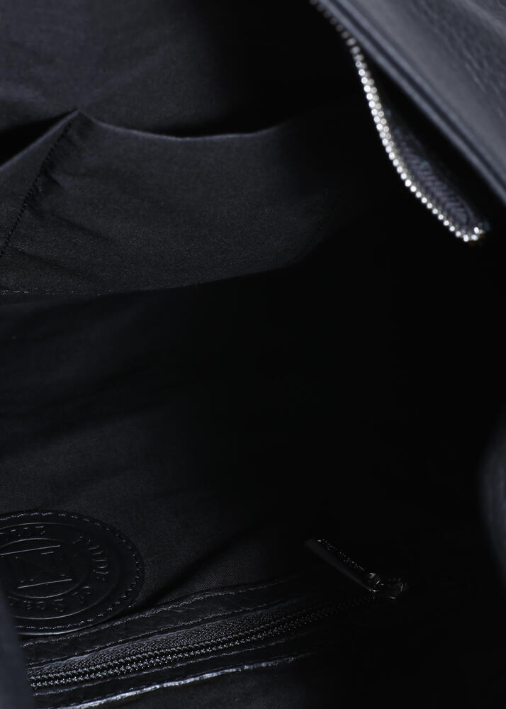 HANDY 614 NERO BAG IN TAURUS LEATHER