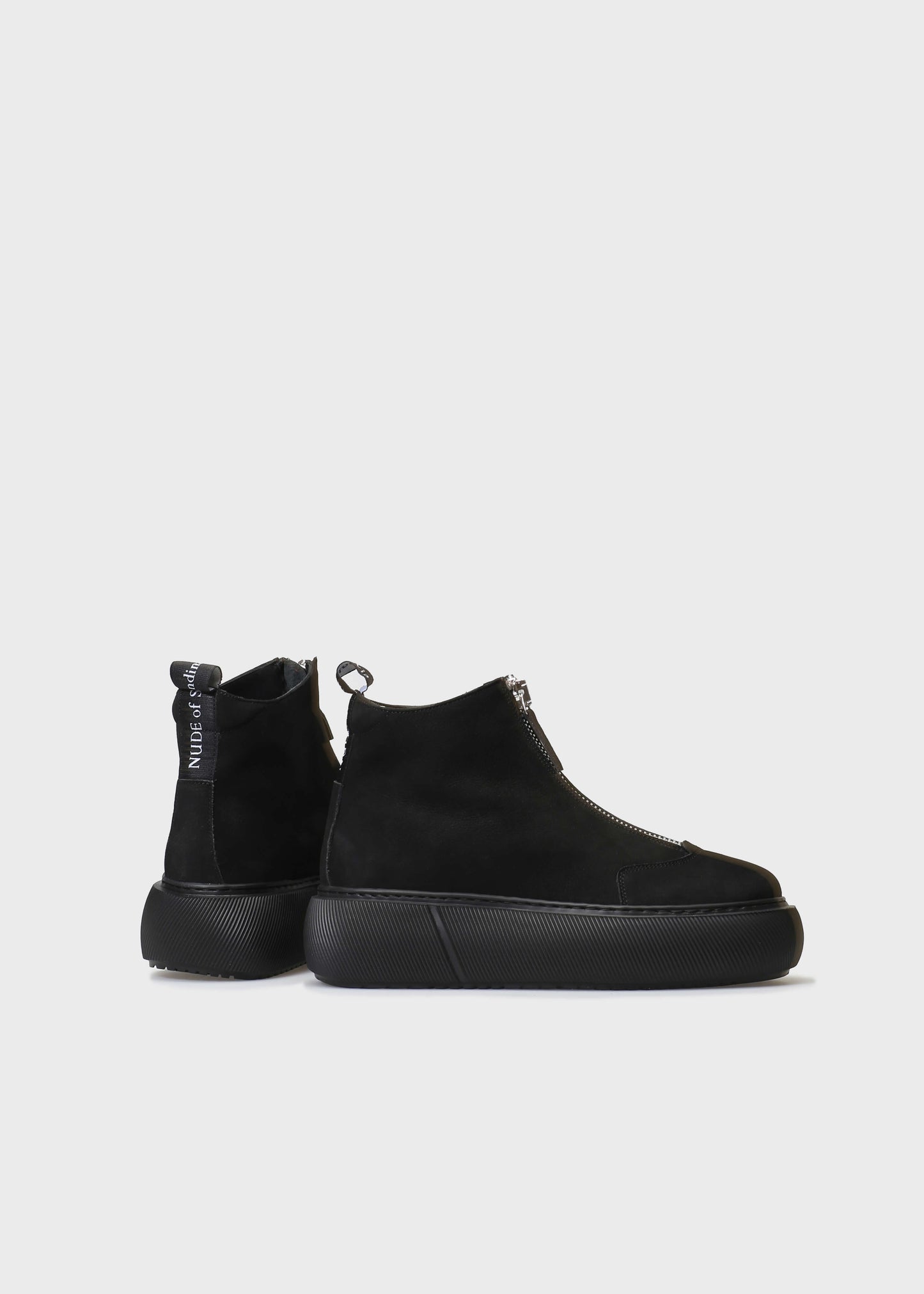 HEDDA 020 NERO SNEAKERS IN NABUK IDRO LEATHER