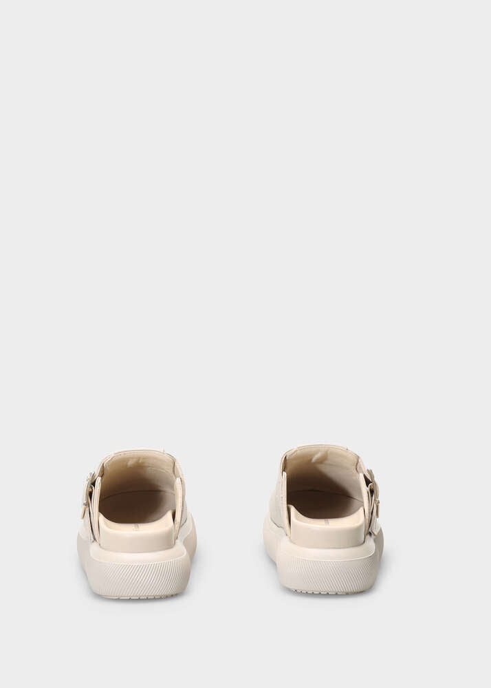 HEDDA 013 LATTE MACCHIATO SANDAL IN CAPRICORNO LEATHER