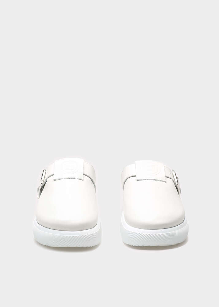 HEDDA 013 BIANCO FREDDO SANDAL IN CAPRICORNO LEATHER