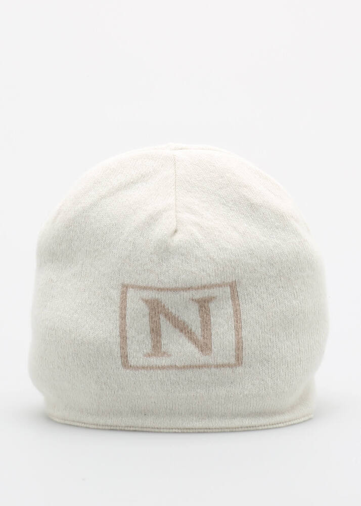 JAMI CASHMERE BEIGE/PANNA BEANIE