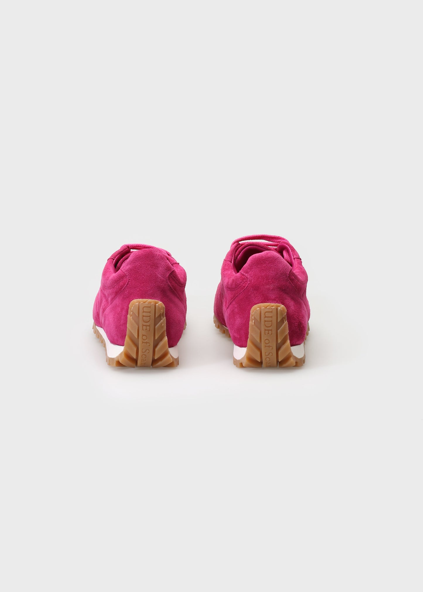 JENNY 001 PINK SNEAKER IN VELOUR LEATHER