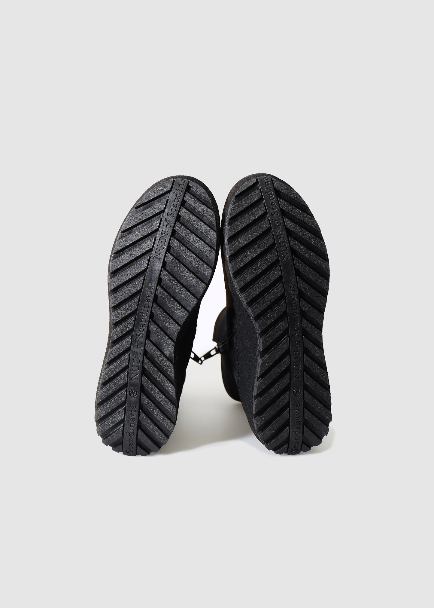 WINTER 002L T.MORO BOOT IN VELOUR IDRO LEATHER - BLACK SOLE