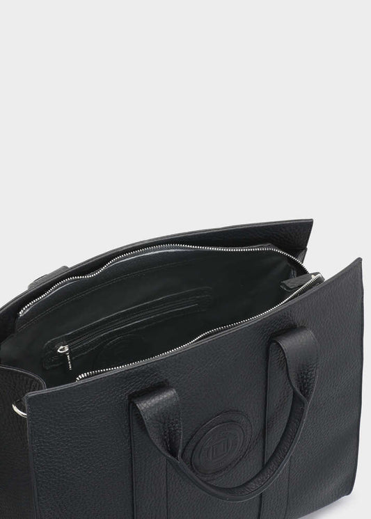 NEW HOUSTON NERO BAG IN TAURUS LEATHER