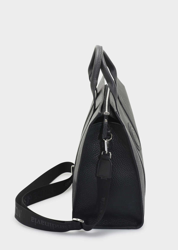NEW HOUSTON NERO BAG IN TAURUS LEATHER