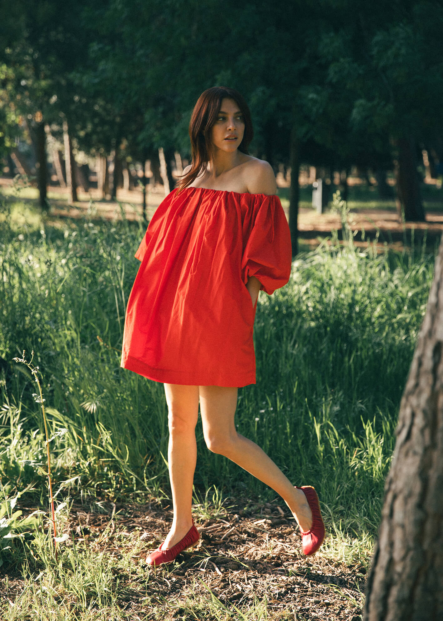 SAGA 111 GUANTINO ROSSO