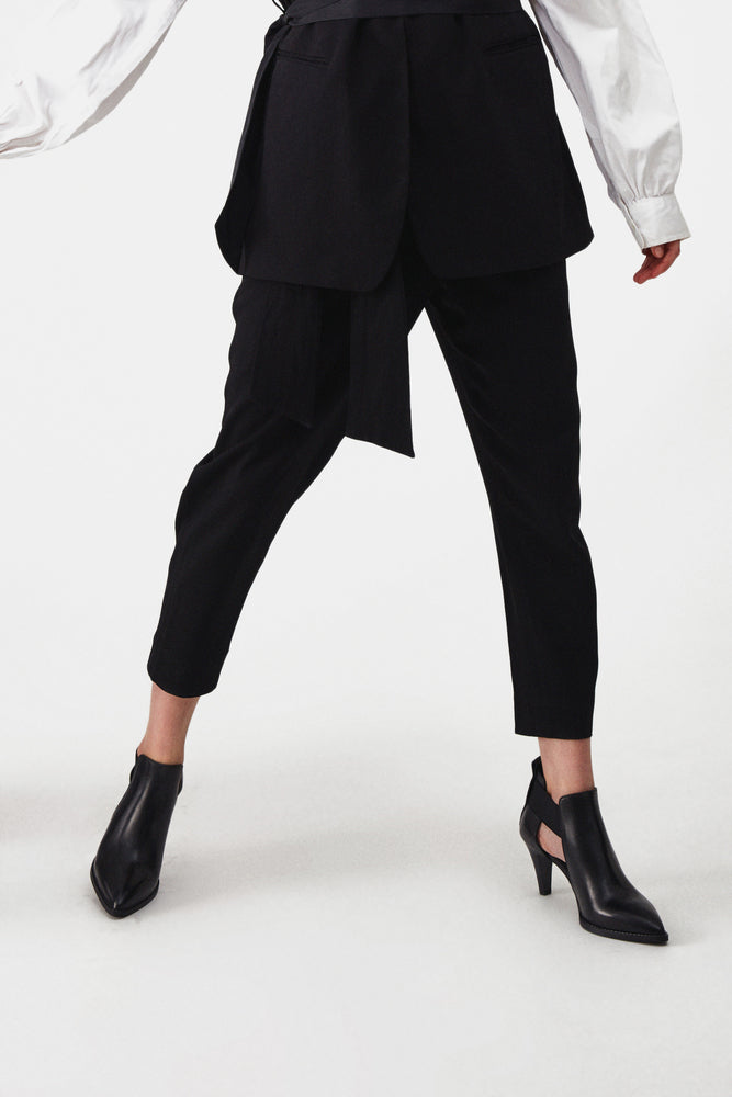 TUVA 025 NERO HEEL IN CAPRICORNO LEATHER