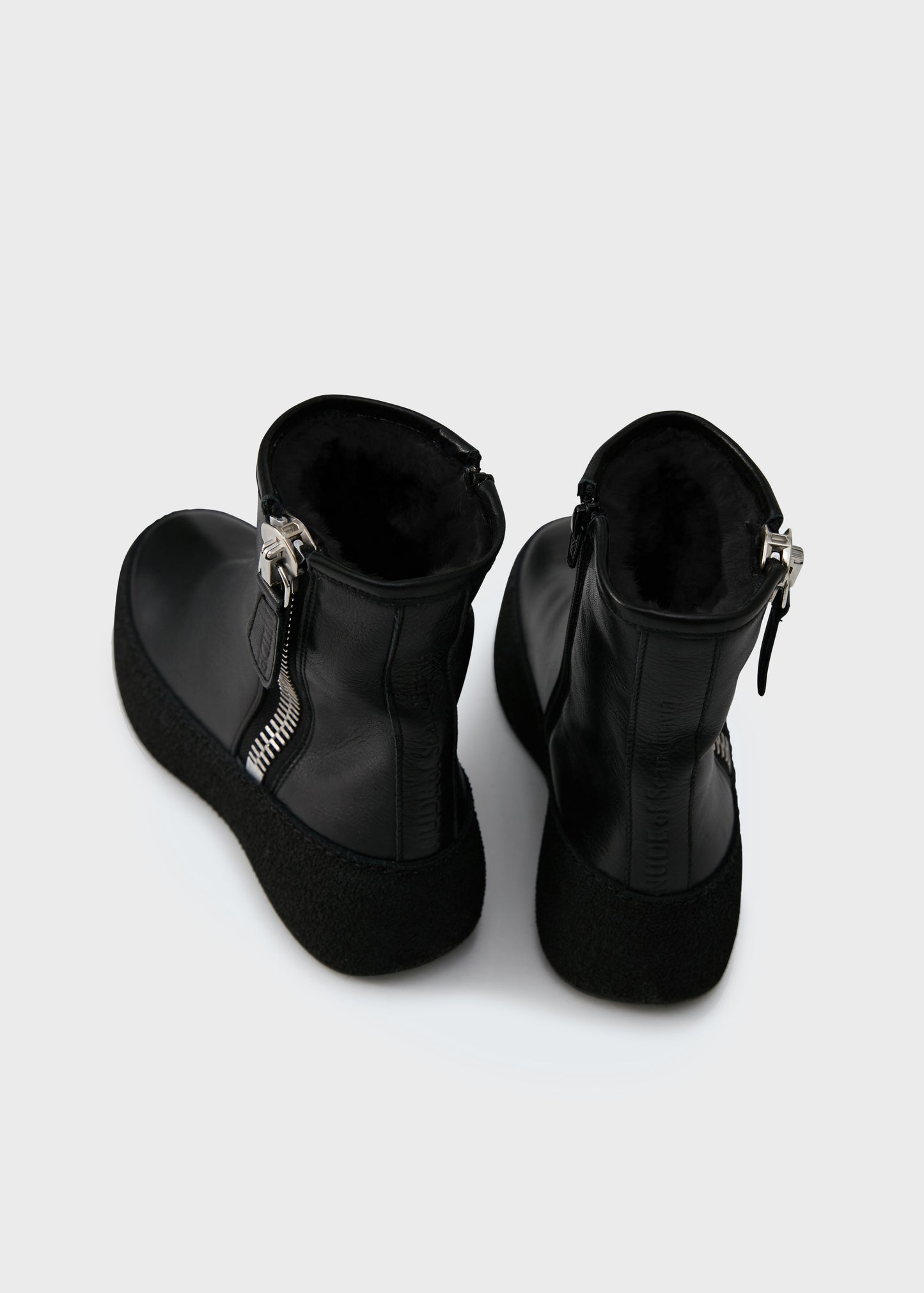 WINTER 002 NERO BOOTS IN KIPS LEATHER