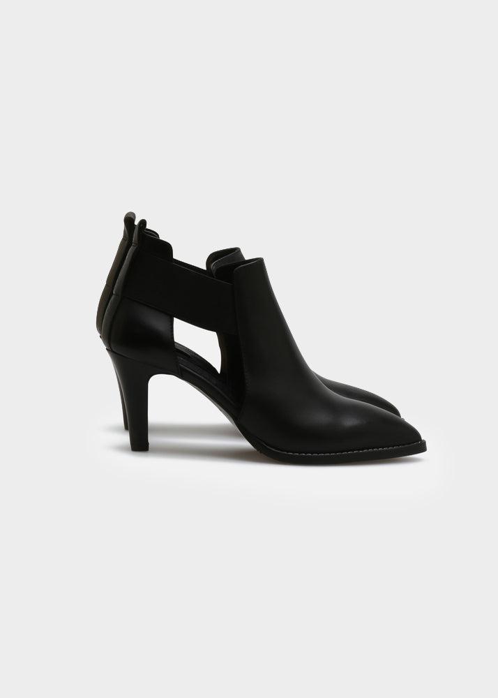 TUVA 025 NERO HEEL IN CAPRICORNO LEATHER