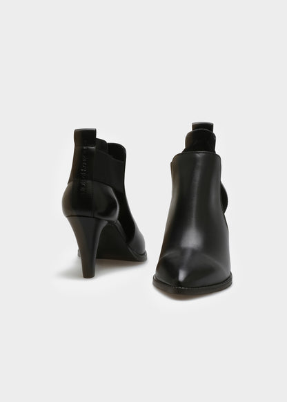 TUVA 025 NERO HEEL IN CAPRICORNO LEATHER