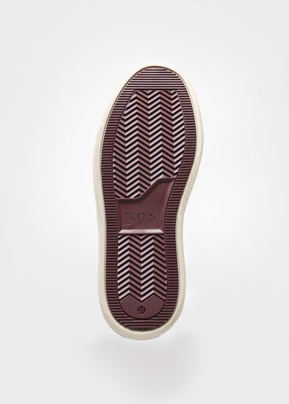 NICKY 001 GREIGE SNEAKER IN CAPRICORNO LEATHER