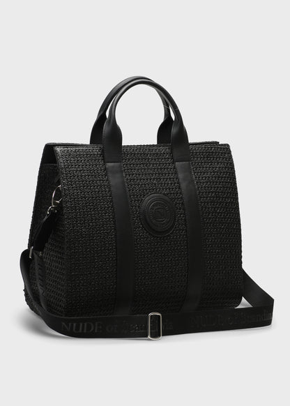 NEW HOUSTON RAFIA NERO
