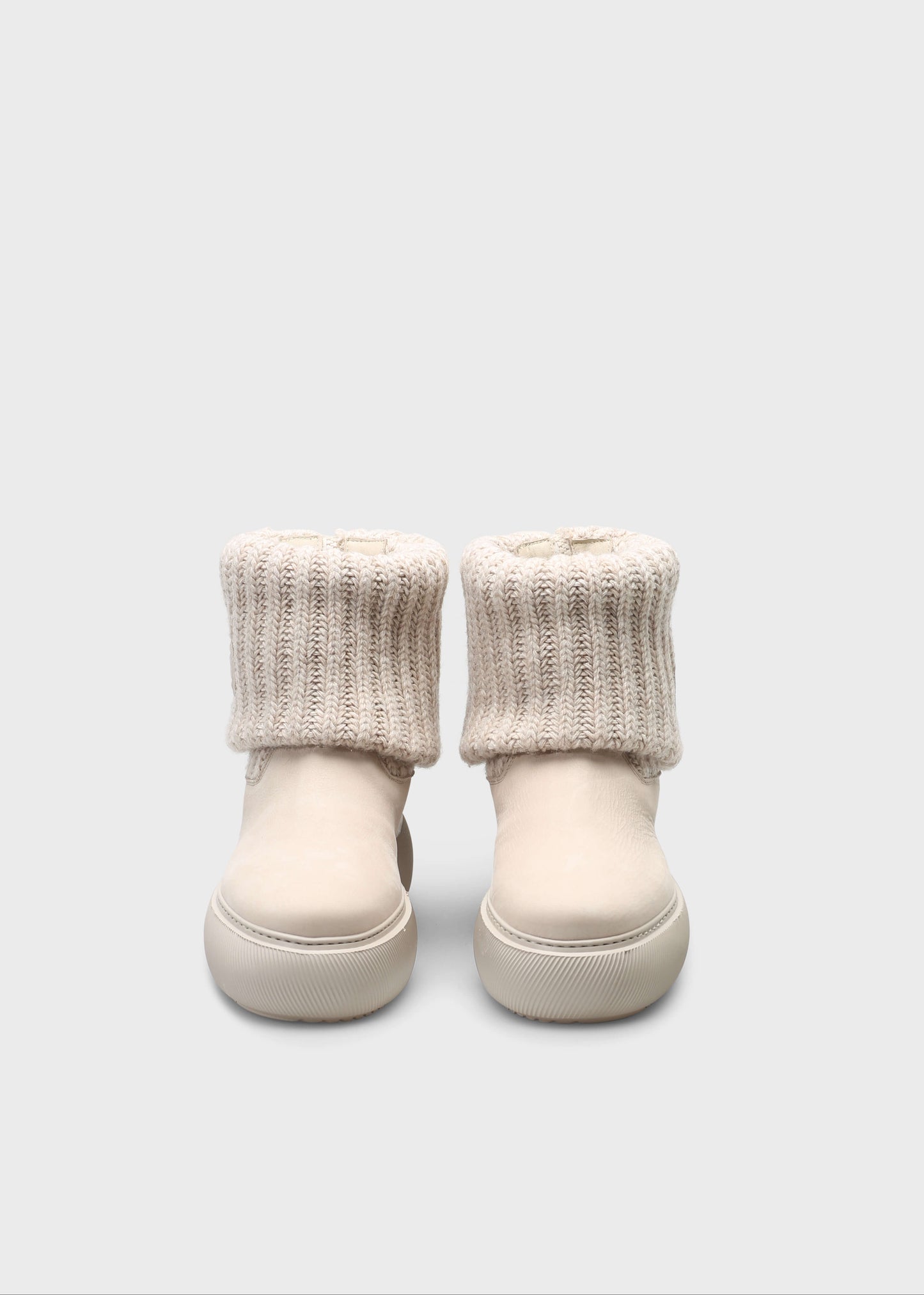 HEDDA 018 GESSO BOOTS IN NABUK IDRO LEATHER