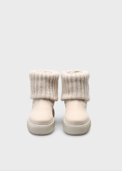 HEDDA 018 GESSO BOOTS IN NABUK IDRO LEATHER