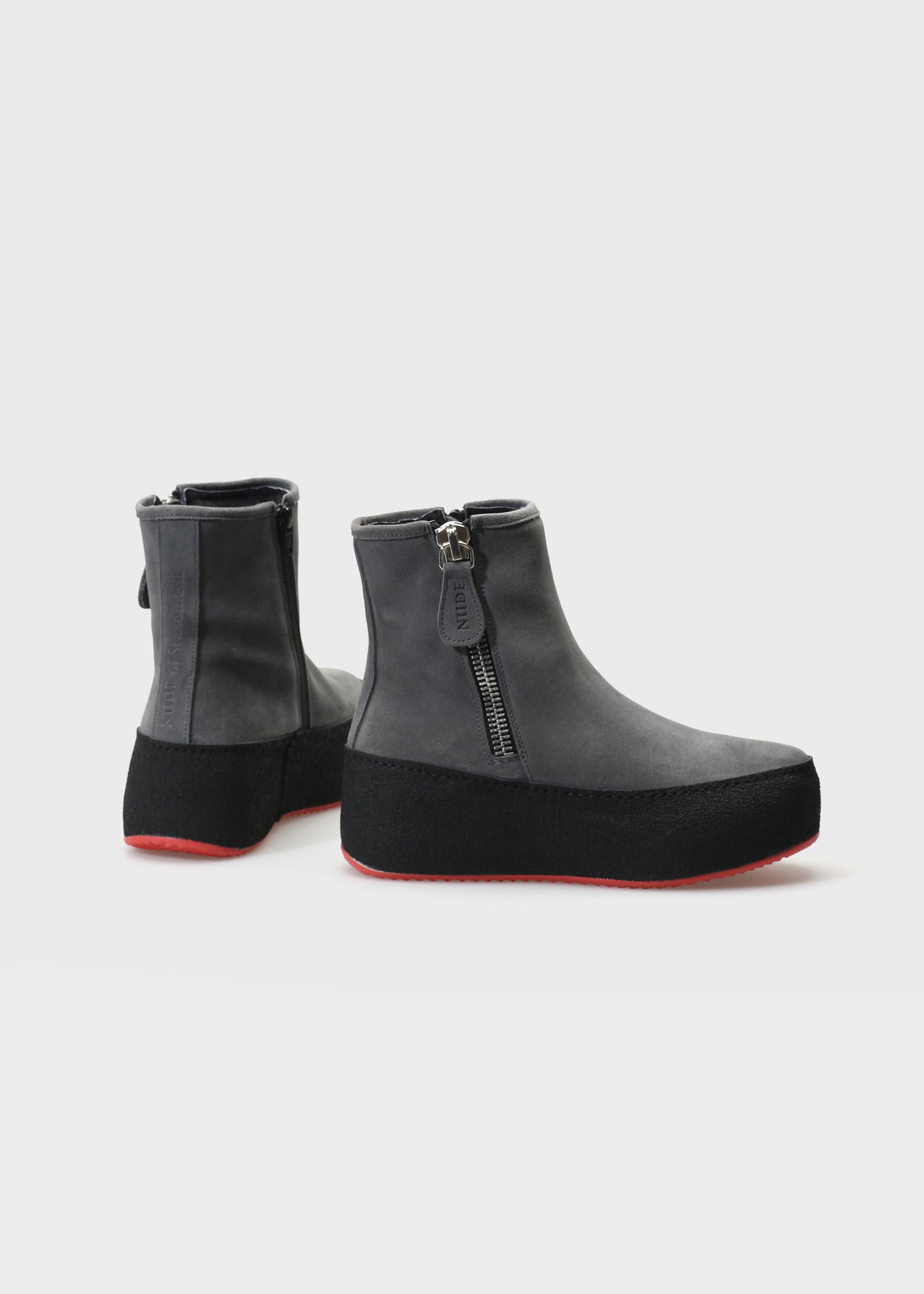 WINTER 002 VELOUR IDRO ANTRACITE / RED SOLE