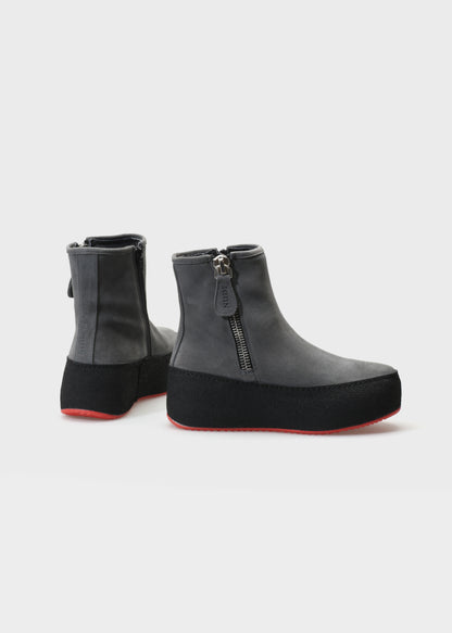WINTER 002 VELOUR IDRO ANTRACITE / RED SOLE