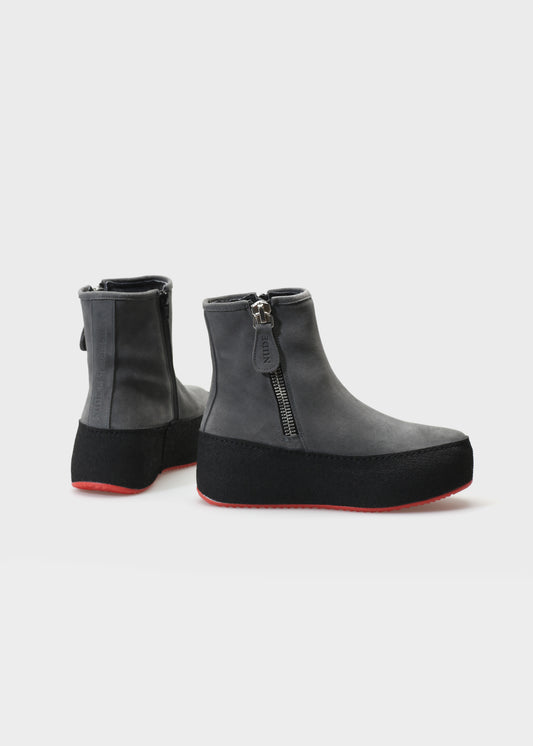 WINTER 002 VELOUR IDRO ANTRACITE / RED SOLE