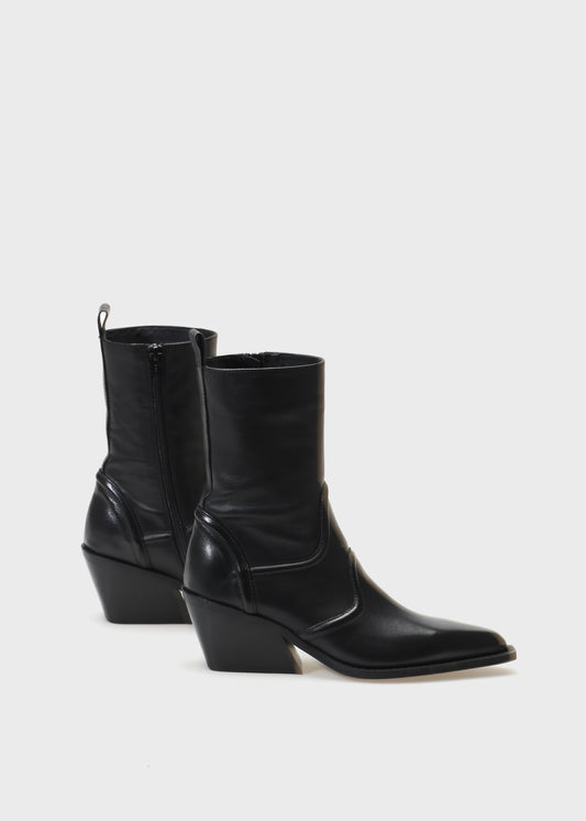 TURNER 002 NERO BOOTS IN FIGOMAT LEATHER