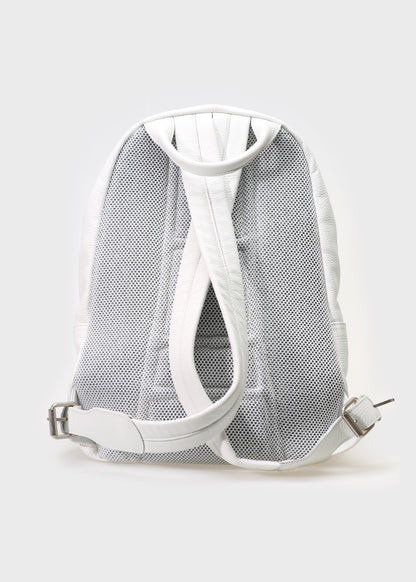 BACKPACK 001 WHITE/BLACK BAG IN TECH