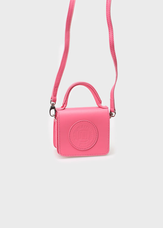 DOLLINA PINK BAG IN CAPRICORNO LEATHER