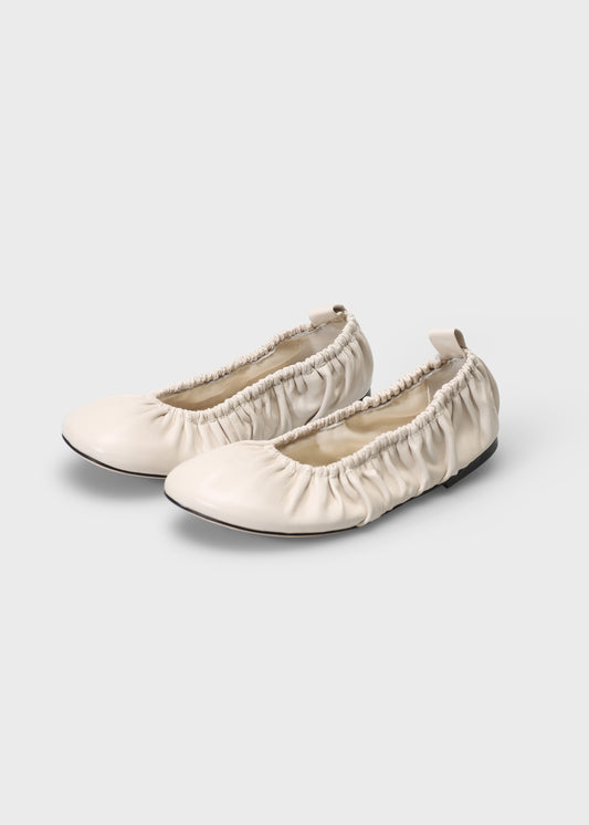 SAGA 001 CRUDO BALLET FLAT IN TROPEZ LEATHER